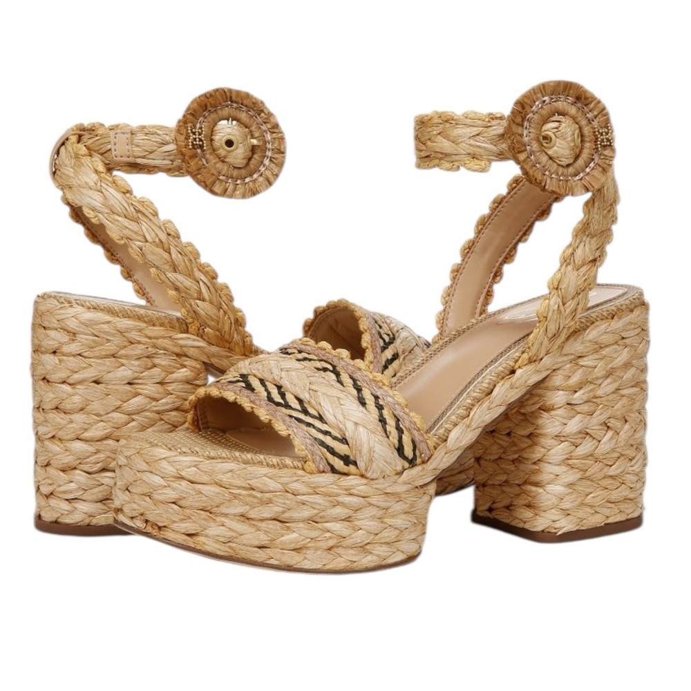 NWT SAM EDELMAN ILIANA PLATFORM SANDALS WOMENS SIZE 9.5 - Picture 2 of 8